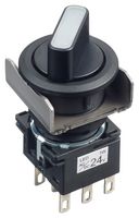 IDEC LB6F-2T64W Rotary Switch, 2 Position, 2 Pole, 90 °, 5 A, 250 V, LB Series