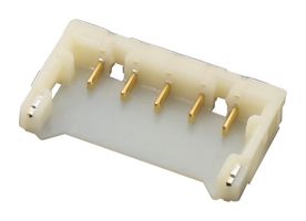 JST / JAPAN SOLDERLESS TERMINALS BM05B-ACHSS-A-GAN-ETF (LF)(SN) Pin Header, Wire-to-Board, 1.2 mm, 1 Rows, 5 Contacts, Surface Mount Right Angle, ACH