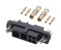 HARWIN M80-4C10405F1-02-325-00-000 Rectangular Connector, Datamate J-Tek M80, 6 Contacts, Receptacle, 4 mm, Crimp, 2 Row