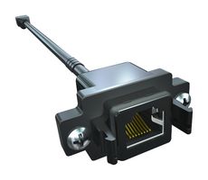 SAMTEC RPCE-01-E-00.25-D-C5E Ethernet Cable, Cat3, Cat5, Cat5e, RJ45 Plug to RJ45 Jack, 250 mm, 9.9 "