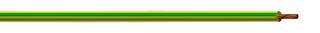 STAUBLI 61.7554-999-20 Wire, Silicone, Green, Yellow, 17 AWG, 259 x 0.07mm, 25 m