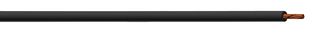 STAUBLI 61.7554-999-21 Wire, Silicone, Black, 17 AWG, 259 x 0.07mm, 25 m
