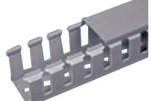 PANDUIT NNC37X37LG2 Trunking, 35.8 mm (H) x 37.1 mm (W) x 2 m (L), Grey, MPPO, Panduct NNC Series