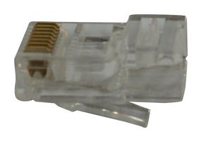 MULTICOMP PRO MC002981 Modular Connector, RJ45 Plug, 1 x 1 (Port), 8P8C, Cat5e, Cat6, Cable Mount
