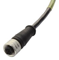 MOLEX 120010-0043 Sensor Cable, BRAD Micro-Change, M12 Receptacle, Free End, 4 Positions, 10 m, 33 ft