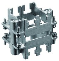 TE CONNECTIVITY - T2070104101-000 - Connector Accessory, Fixing Frame, AMP Size H10B 3 Module Plug Heavy Duty Connectors