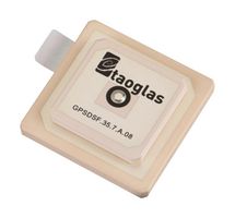 TAOGLAS GPSDSF.35.7.A.08 Patch Antenna, 1.602GHz, 3.6dBi Gain, 50ohm, Right Hand Circular Polarisation, Adhesive/Pin