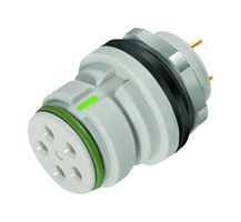 BINDER 99-9108-490-03 Circular Connector, Miniature Circular Connector, 720 Series, Panel Mount Receptacle, 3 Contacts