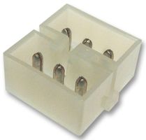 AMP - TE CONNECTIVITY - 1-380999-0 - Pin Header, Wire-to-Board, 5.08 mm, 2 Rows, 6 Contacts, Through Hole Straight