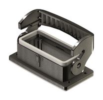 HARTING 19432160340 Heavy Duty Connector, IP66, Base, Bulkhead Mount, Nylon (Polyamide), Fibreglass Reinforced, 1 Lever