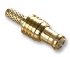 RADIALL - R213082007 - RF / Coaxial Connector, MCX Coaxial, Straight Plug, Crimp, 75 ohm, RG179, RG187, Brass