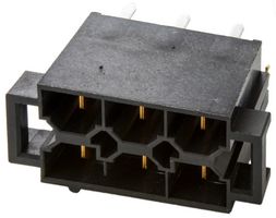 MOLEX 43915-1206 Pin Header, Wire-to-Board, 10 mm, 2 Rows, 6 Contacts, Through Hole Straight