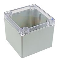 HAMMOND 1554LA2GYCL Plastic Enclosure, Multipurpose, Polycarbonate, 90 mm, 105 mm, 105 mm, IP68
