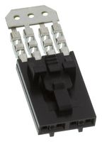 MOLEX 14-56-2042 IDC Connector, Black, IDC Receptacle, Female, 2.54 mm, 1 Row, 4 Contacts, Cable Mount