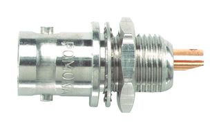 POMONA - 3580 - RF / Coaxial Connector, Triaxial, Straight Bulkhead Jack, Solder, Beryllium Copper