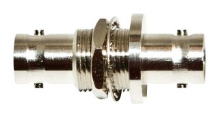 MUELLER ELECTRIC BU-P3846. RF / Coaxial Adapter, BNC, Jack, BNC, Jack, Straight Bulkhead Adapter, 50 ohm