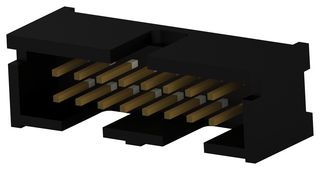 TE CONNECTIVITY - AMP 5103310-3 Pin Header, Wire-to-Board, 2.54 mm, 2 Rows, 16 Contacts, Through Hole Right Angle, AMP-LATCH