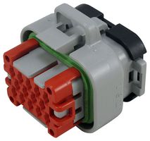 TE CONNECTIVITY 776273-4 Automotive Connector Housing, Plug, 14 Ways, AMPSEAL 16 Series Contacts