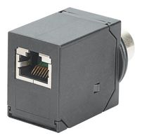PANDUIT ICAM12XRJS In-Line Adapter, X-Code, Adapter, In-Line, M12 Socket, RJ45, IndustrialNet Series