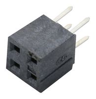 MOLEX 79107-7001 PCB Receptacle, Board-to-Board, 2 mm, 2 Rows, 4 Contacts, Female Receptacle, Through Hole Mount