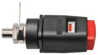 SCHUTZINGER SDK 503 / RT Test Accessory, Quick-Release Terminal-Red, Test Equipment's