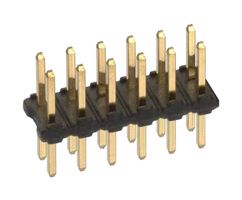 HARWIN M22-2021846 Pin Header, Board-to-Board, 2 mm, 2 Rows, 36 Contacts, Through Hole, M22