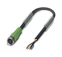 PHOENIX CONTACT 1401062 Sensor Cable, M8 Receptacle, Free End, 4 Positions, 10 m, 33 ft