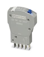 PHOENIX CONTACT - 2800845 - Thermal Magnetic Circuit Breaker, CB TM1 Series, 16 A, 1 Pole, 50 V, 240 V, Plug In