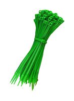 PRO ELEC PELB0150 Cable Tie, Nylon 6.6 (Polyamide 6.6), Green, 100 mm, 2.5 mm, 22 mm, 18 lb