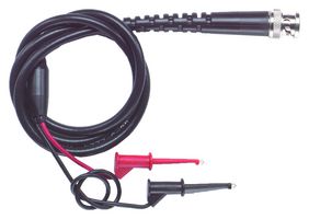 POMONA 4777-C-36 BNC Breakout, Micrograbber, BNC Plug, Hook Clips x 2, 36 ", 914 mm, Black