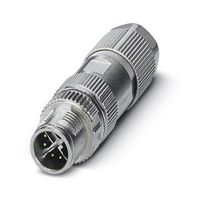 PHOENIX CONTACT 1417430 Sensor Connector, M12, Male, 8 Positions, Straight Cable Mount