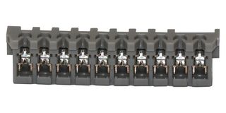 JST / JAPAN SOLDERLESS TERMINALS 10KR-6H-P IDC Connector, IDC Receptacle, Female, 2 mm, 1 Row, 10 Contacts, Cable Mount