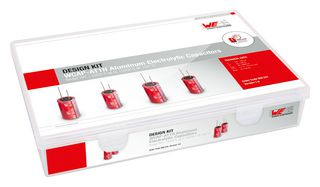 WURTH ELEKTRONIK 860241 Capacitor Kit, 6.8µF to 1000µF, WCAP-AT1H Series Aluminium Electrolytic Capacitors