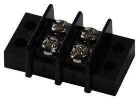 TE CONNECTIVITY - BUCHANAN 1546306-2 Panel Mount Barrier Terminal Block, 2 Row, 2 Ways, 22 AWG, 12 AWG, 9.53 mm, 20 A