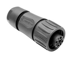 AMPHENOL SINE/TUCHEL C016 20D003 210 12 Circular Connector, Standard Circular Connector, ecomate M Series, Cable Mount Receptacle
