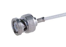 HUBER+SUHNER 11_BNC-75-2-15/133_NH RF / Coaxial Connector, BNC Coaxial, Straight Plug, Crimp, 75 ohm, RG179B/U, RG187A/U