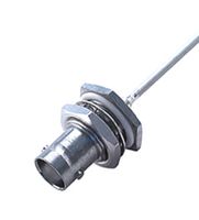 HUBER+SUHNER 24_BNC-50-2-20/133_NE RF / Coaxial Connector, BNC Coaxial, Straight Bulkhead Jack, Solder, 50 ohm, EZ 86 TP M17