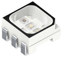 AMS OSRAM GROUP KRTBLSLPS1.32-VUVX-EQ+BTBV-D8+TXUV-L1 LED, Red, True Green, Blue, SMD, 120 °, Rectangular, R 20mA, G 20mA, B 20mA