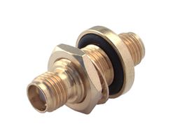 HUBER+SUHNER 34_SMA-50-0-3/111_NE RF / Coaxial Adapter, SMA, Jack, SMA, Jack, Straight Bulkhead Adapter, 50 ohm