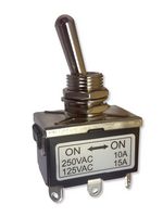 MULTICOMP PRO MP004679 Toggle Switch, On-None-On, DPDT, Non Illuminated, Panel Mount, 20 A