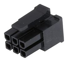 43025-0610 Connector Housing, 6Pos, Rcpt, 3Mm