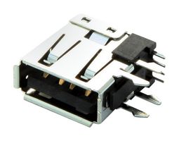 MOLEX 67329-8001 USB Connector, USB Type A, USB 2.0, Receptacle, 4 Ways, Through Hole Mount, Right Angle