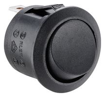 MULTICOMP PRO MP005719 Rocker Switch, Momentary, On-(Off), SPDT, Non Illuminated, Panel Mount, Black
