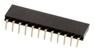 WURTH ELEKTRONIK 613003143121 PCB Receptacle, Board-to-Board, 2.54 mm, 1 Rows, 3 Contacts, Through Hole Mount Right Angle