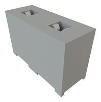 SAMTEC PSS-02-01-T-S PCB Receptacle, Board-to-Board, 5.08 mm, 1 Rows, 2 Contacts, Through Hole Mount