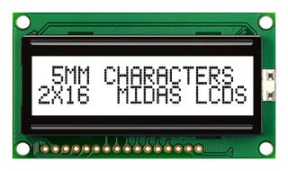 MIDAS DISPLAYS MC21605H6W-FPTLW3.3-V2