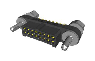 AMPHENOL SOCAPEX MHDAS2M016YDE10 Pin Header, Board-to-Board, 1.27 mm, 2 Rows, 16 Contacts, Through Hole Straight, MHDAS