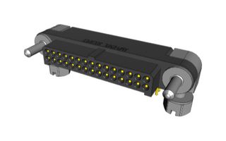 AMPHENOL SOCAPEX MHDAS2M030YCE61 Pin Header, Board-to-Board, 1.27 mm, 2 Rows, 30 Contacts, Through Hole Right Angle, MHDAS