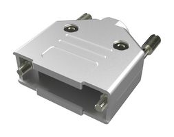 AMPHENOL COMMUNICATIONS SOLUTIONS 8655AZAT1A11KLF D Sub Backshell, DA, 180°, Metallised Plastic Body