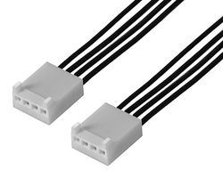 MOLEX 217796-1042 Cable Assembly, KK 254 Receptacle to KK 254 Receptacle, 4 Ways, 2.54 mm, 1 Row, 300 mm, 11.8 "